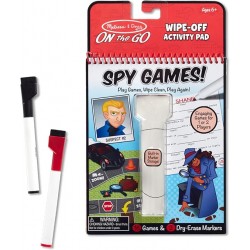 Wipe-off Activity Pad - Spy